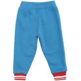 BOYS TRACK PANT  SOLID DEEP SEA BLUE - None