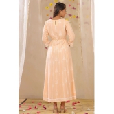 Juniper Rayon Peach Fit And Flare Dress - Single - None