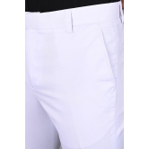 MANCREW - White Viscose Slim - Fit Men's Formal Pants ( Pack of 1 ) - None