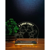 I love you 3D Illusion Lamp