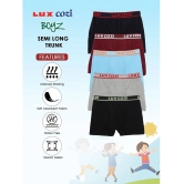 Lux Cozi - Multicolor Cotton Blend Boys Trunks ( Pack of 8 ) - None