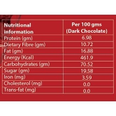 Zucchero Multigrain Dark Chocolate Granola Bar, Pack of 10 [Whole Oats + Hi-Fiber + Flat Tummies]