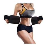 HORSE FIT Combo Pack  Belt & Double Toning Resistance Band Tube Heavy Quality for Fat Loss, Tummy Trimming, for Both Men and Women( Belt & Toning Tube) Black - Multi Color