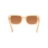 Brown Geometric Sunglasses for Women