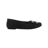 Shoetopia Black Womens Casual Ballerinas - None