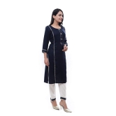 Monica Fashion Women's Rayon Kurti with Palazzo Pant