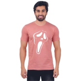 ferocious - Light Pink Cotton Regular Fit Men's T-Shirt ( Pack of 1 ) - None