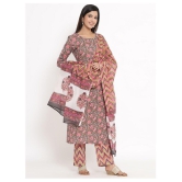 Kbz Cotton Kurti With Palazzo - Stitched Suit - XXL