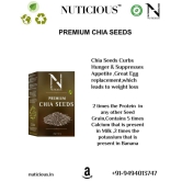 NUTICIOUS Premium Seeds for Eating Set of Combo Pack for Weight Loss (Chia Seeds 250gm+Flax Seeds 250 gm ,Pumpkin Seeds 250gm) Pack of 3