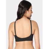 IN CARE LINGERIE - Black Cotton Non Padded Women's Everyday Bra ( Pack of 1 ) - None