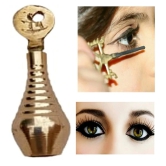 Brass surmedani with surma use in eyes makeup