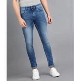 Urbano Fashion Skinny Fit Washed Mens Jeans - Blue ( Pack of 1 ) - None