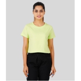 ferocious - Mint Green Cotton Women's Crop Top ( Pack of 1 ) - None