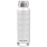 Milton Pebble 530 Thermosteel 24 Hours Hot and Cold Water Bottle, 530 ml, White - White