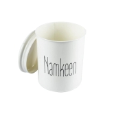 Namkeen Jar With Lid - (Off White, 1700mL)