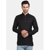 Life Roads - Black Cotton Men's Regular Kurta ( Pack of 1 ) - None