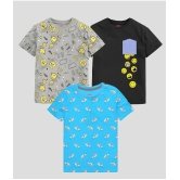 Ariel - Multicolor Cotton Boys T-Shirt ( Pack of 3 ) - None