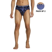 Stretch Camo Mens Briefs Pack of 2 with EVERFRESH Technology