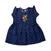 Sathiyas Girls Denim Frocks - None