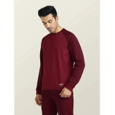 XYXX - Red Cotton Blend Regular Fit Mens Tracksuit ( Pack of 1 ) - L