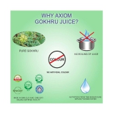 Axiom Gokhru Juice 500ml (Pack of 2) | 100% Natural WHO-GLP,GMP,ISO Certified Product