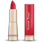 Seven Seas Stay Classy Matte Lipstick, Waterproof Lipstick for Women_Amarathan Red 3.5g