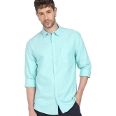 Ruggers - 100 Percent Cotton Regular Fit Blue Men's Casual Shirt ( Pack of 1 ) - None