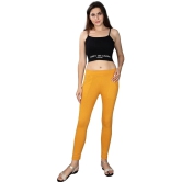 KARARO JEGGINGS - Cotton Blend Skinny Fit Yellow Womens Jeggings ( Pack of 2 ) - None