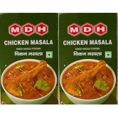 MDH Spices | Chicken Masala | 100 gm Each | Pack of 2 | 200 Gm Pack