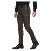 Inspire Clothing Inspiration - Brown Polycotton Slim - Fit Mens Formal Pants ( Pack of 1 ) - None