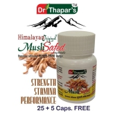 SAFED MUSLI HIMALAYAN ORIGINAL By DR.THAPAR 25+5 Free Capsule 500 mg