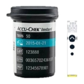 AccuChek Instant Test Strips, 50 Count (Multicolor)