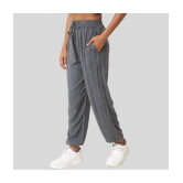 PPTHEFASHIONHUB - Grey Rayon Regular Women's Joggers ( Pack of 1 ) - None