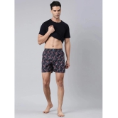 Joven Navy Blue Cotton Mens Boxer- ( Pack of 2 ) - None