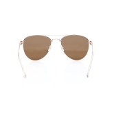 Brown Aviator Sunglasses for Unisex