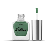 RENEE Mattitude Nail Paint - Moss Green, Quick Drying, Matte Finish, 10ml