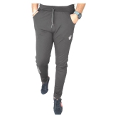 Forbro Grey Polyester Lycra Trackpants Single - M