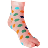 Texlon Multicolour Cotton Thumb Socks for Women - 4 Pair Pack