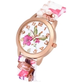 Rhonium Multicolor PU Analog Womens Watch