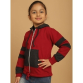 MINI & MING Girls Colourblocked Hooded Sweatshirt