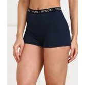 Young trendz Women Boy Short Navy Panty-XS / Navy