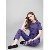 Smarty Pants Purple Cotton Womens Nightwear Nightsuit Sets ( Pack of 1 ) - None