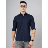 Paul Street - Blue Cotton Blend Slim Fit Mens Casual Shirt ( Pack of 1 ) - None