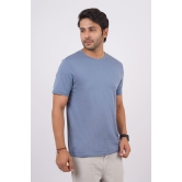 Men's Denim Blue  Pima Cotton Crew Neck