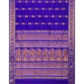 Baluchari Zari Meena Silk Saree Blue