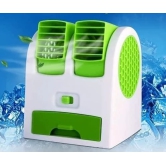 Uttamrobotics USB Portable Dual Bladeless Small Water Air Cooler (Multicolor)