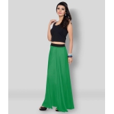 Sttoffa - Green Georgette Womens A-Line Skirt ( Pack of 1 ) - 44