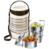 Milton - Stainless Steel Lunch Box 4 - Container ( Pack of 1 )