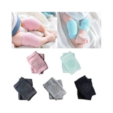 shopping box Multi-Colour Coton Baby Knee Pad 2 pcs