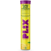 The Plant Fix Plix Multivitamin 15 Effervescent Tablets for Daily Nutrition Lemon(15 No)